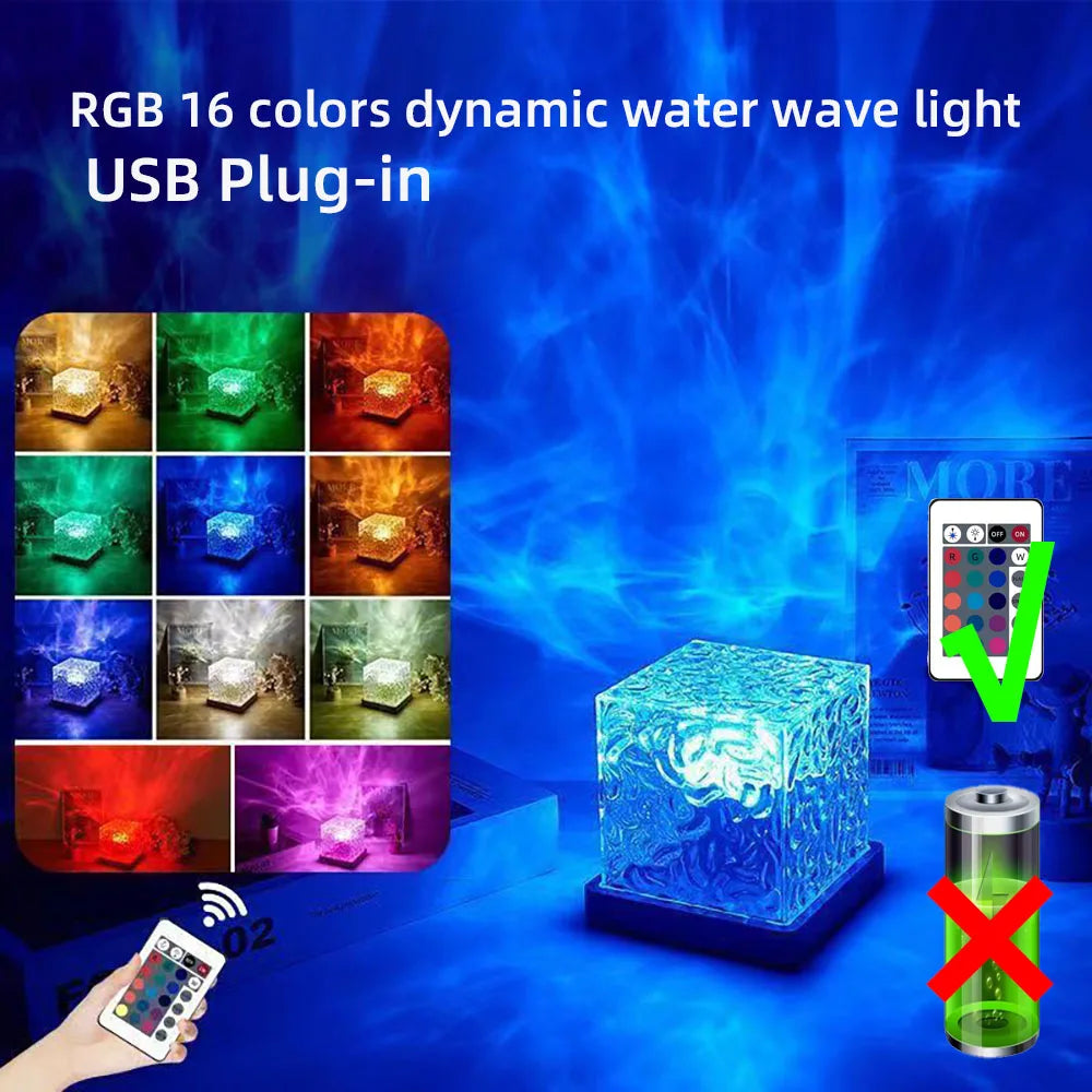 Aurora Borealis Ocean Starry Projection Lamp Bedroom Gift