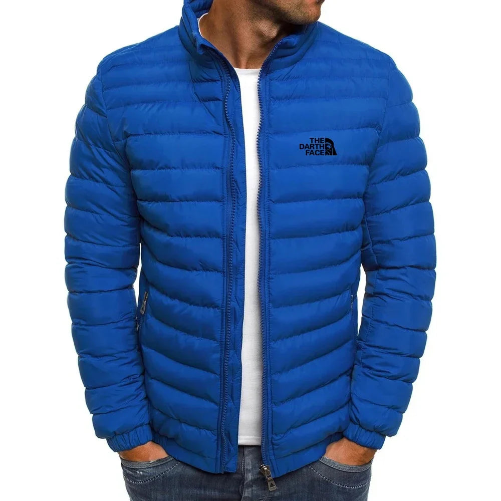 Men'S Autumn Winter Stand Collar Slim Jacket