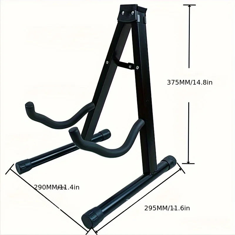 Foldable Metal Guitar Stand For Acoustic And Electric Guitars