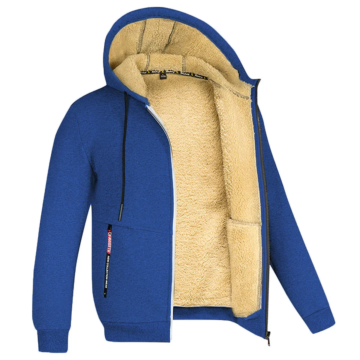 Winter Men'S Camouflage Hooded Fleece Jacket
