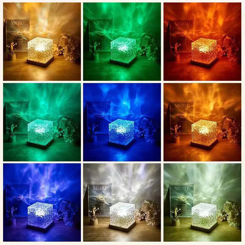 Aurora Borealis Ocean Starry Projection Lamp Bedroom Gift
