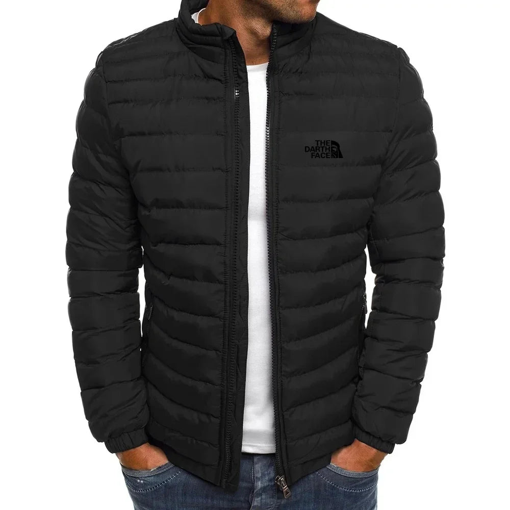 Men'S Autumn Winter Stand Collar Slim Jacket