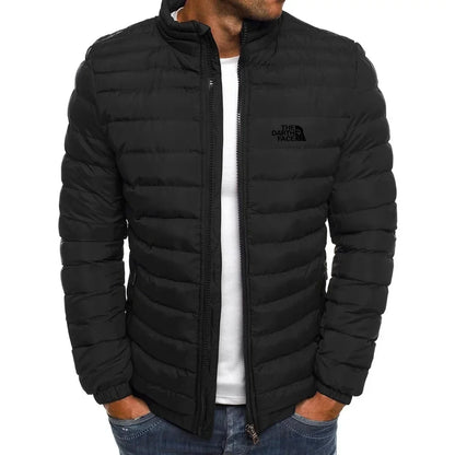 Men'S Autumn Winter Stand Collar Slim Jacket