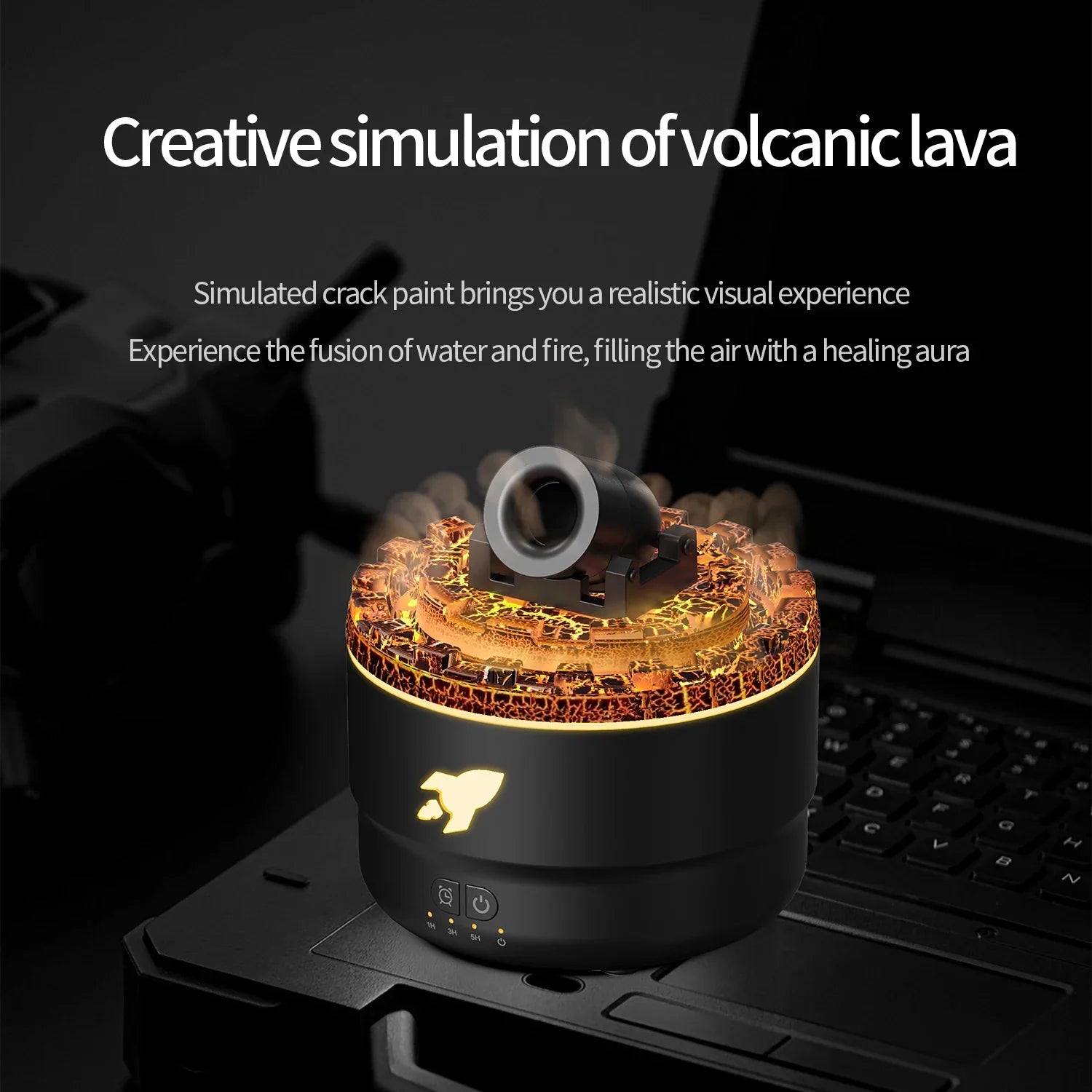 Volcanic Crack Air Humidifier Aroma Diffuser