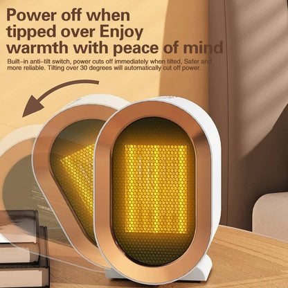Portable Smart Electric Heater With Safety Features