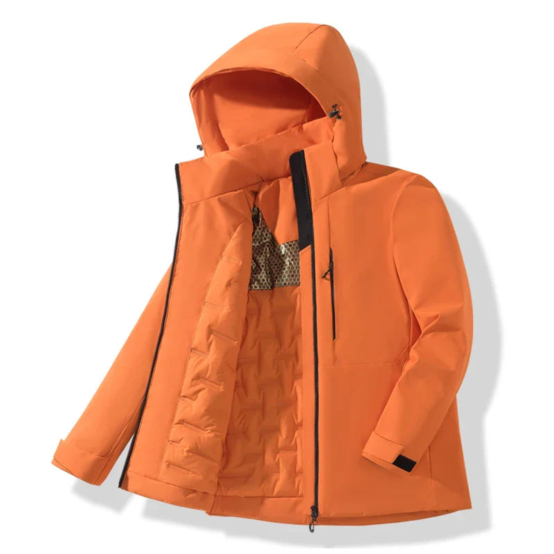 Waterproof Unisex Winter Thermal Windproof Fleece Jacket