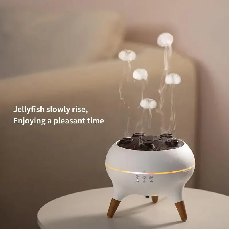 Jellyfish Humidifier Led Night Light Diffuser