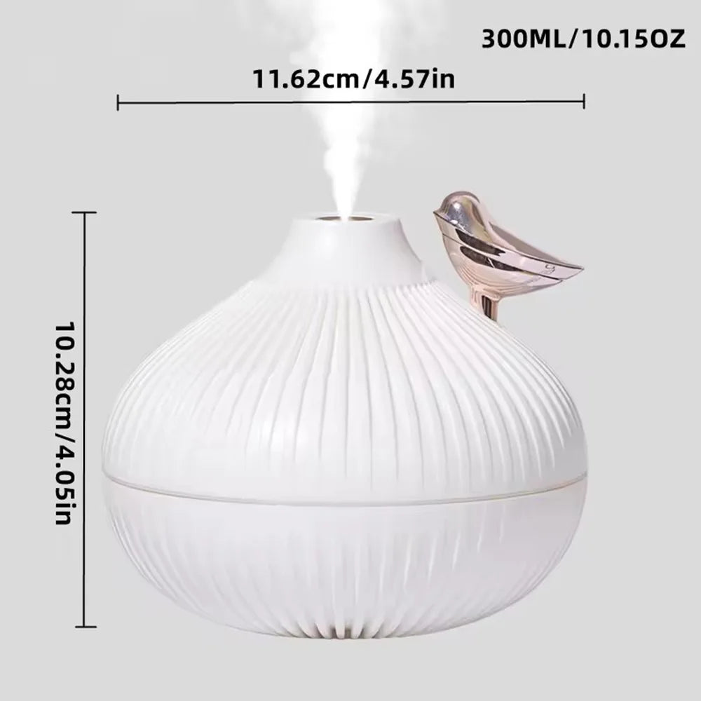 300Ml Mini Usb Humidifier With Night Light