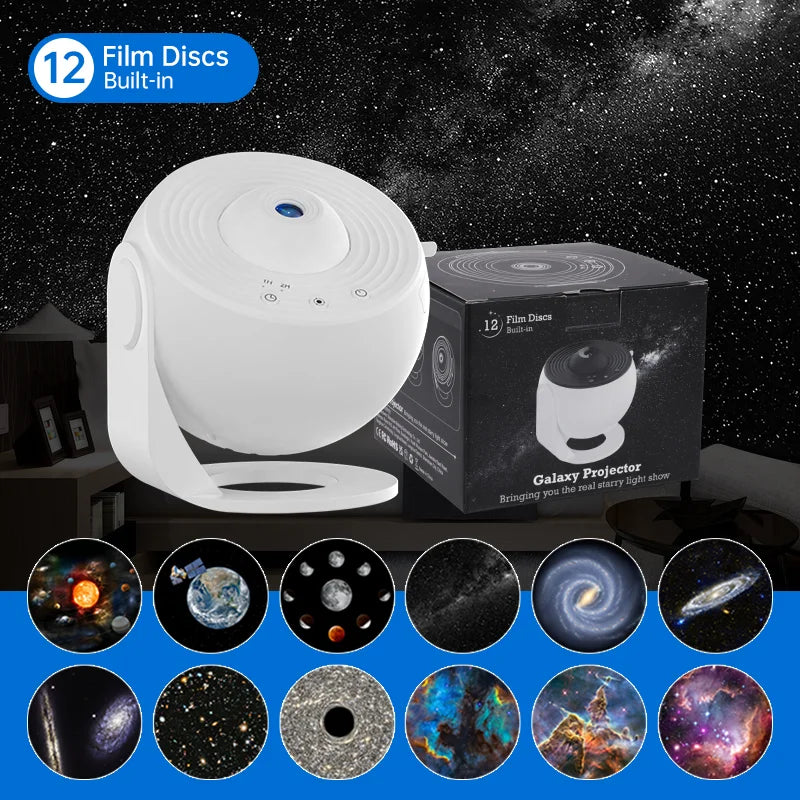 Galaxy Night Light Projector For Kids’ Room Decor