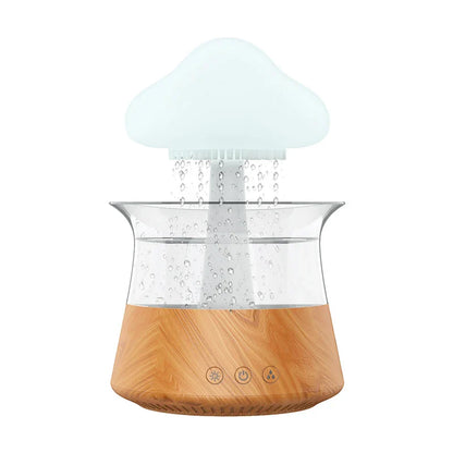 Ultrasonic Aromatherapy Humidifier With Night Light & Rain Sounds
