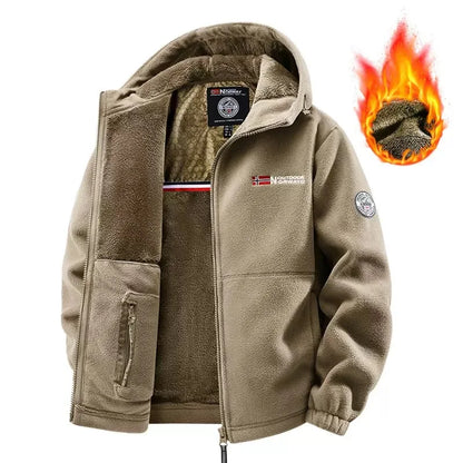 Retro Sports Men'S Lamb Wool Jacket