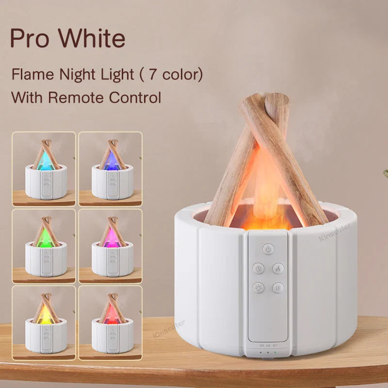 Simulated Flame Ultrasonic Aroma Diffuser Mist Maker
