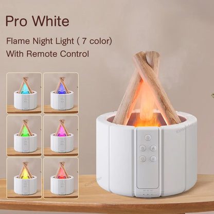 Simulated Flame Ultrasonic Aroma Diffuser Mist Maker
