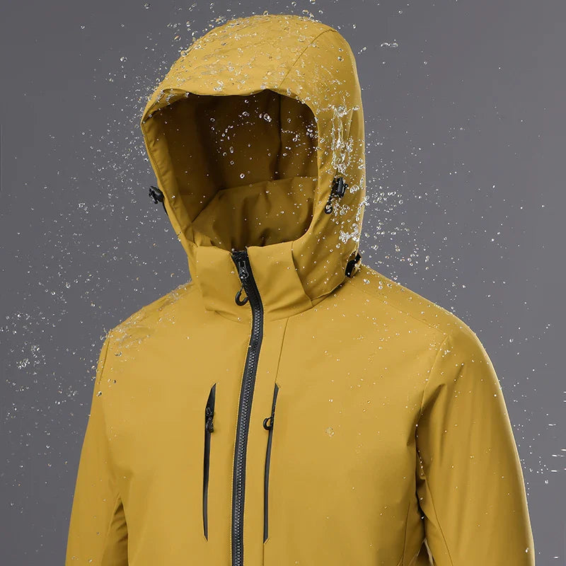 Waterproof Unisex Winter Thermal Windproof Fleece Jacket