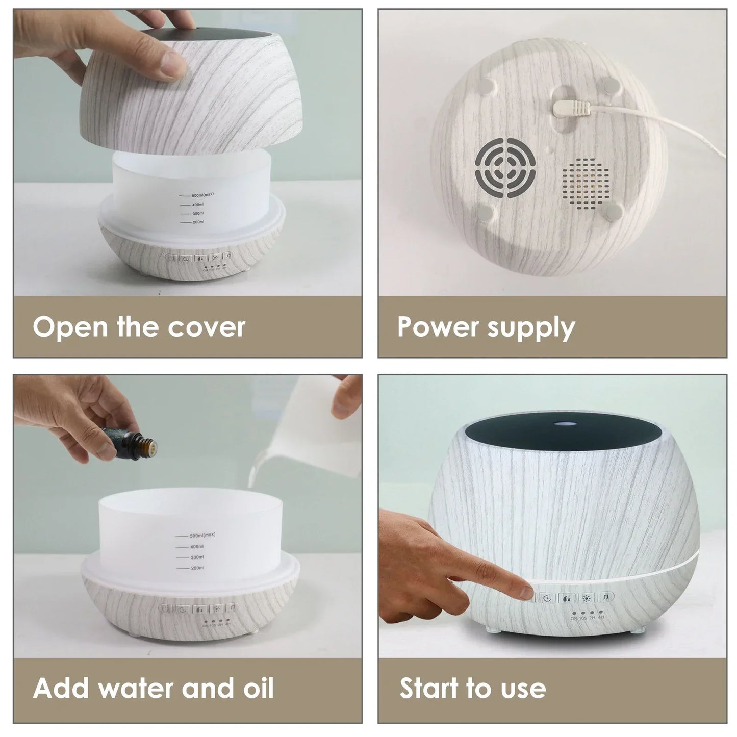 Smart Wifi Aroma Diffuser With Alexa Google Control