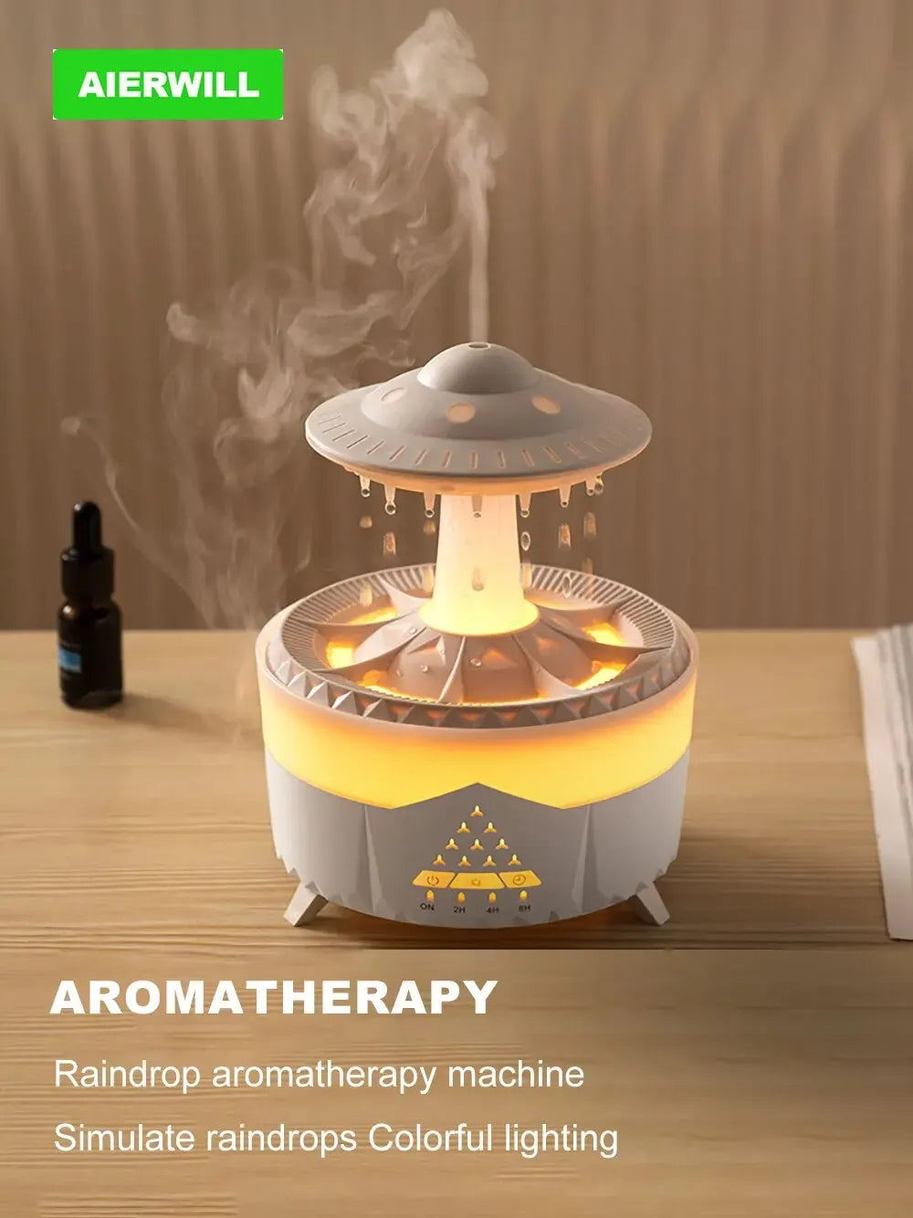 Ufo Aromatherapy Ultrasonic Humidifier With Remote Control