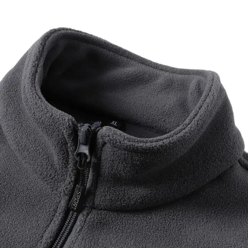 Men'S Fleece Windproof Jacket For Winter Hiking