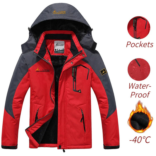 Men'S Winter Parka With Fleece Lining