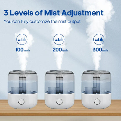 3L Air Humidifier With Remote And Timer Control