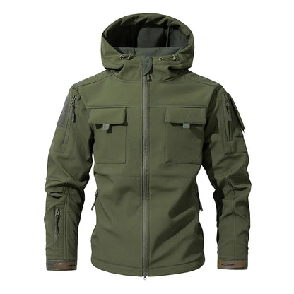 Waterproof Men'S Camouflage Fleece Tactical Jacket