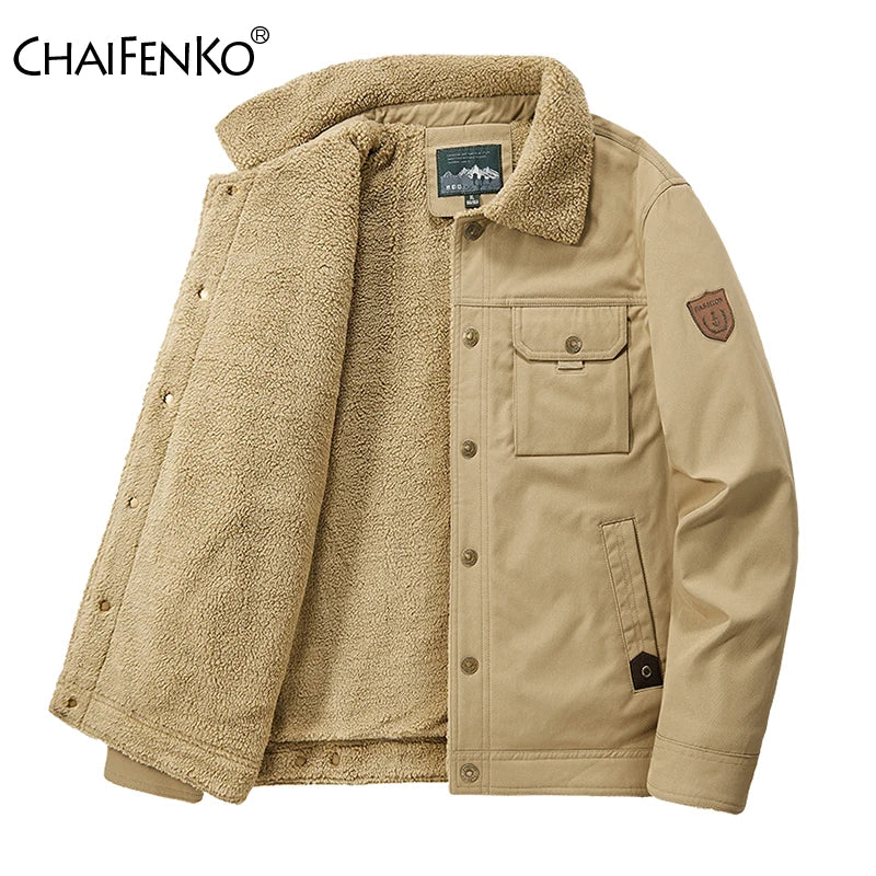 Men'S Fleece Warm Winter Casual Jacket