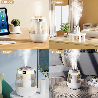 Large Capacity Double Spray Cool Mist Humidifier