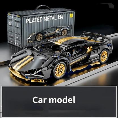 Remote Control Technic Supercar Model Building Blocks