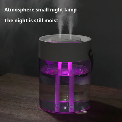 3L Double Spray Usb Humidifier With Night Light