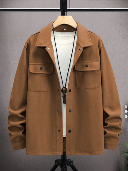 Men'S Wool Blend Jacket For All Seasons