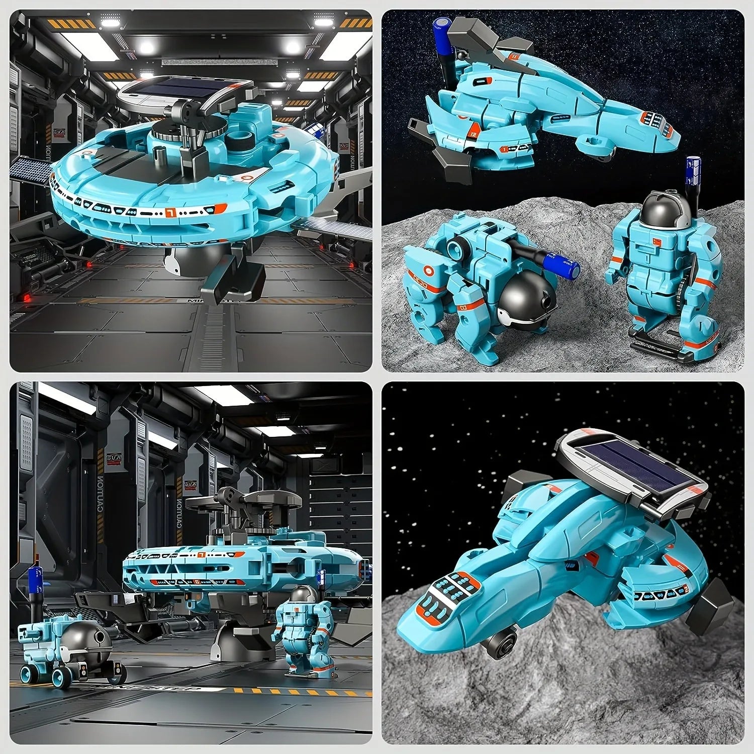 6-In-1 Solar Stem Robot Kit For Kids
