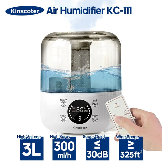 3L Air Humidifier With Remote And Timer Control