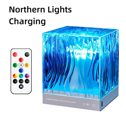 Aurora Borealis Ocean Starry Projection Lamp Bedroom Gift