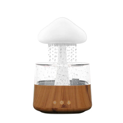 Ultrasonic Aromatherapy Humidifier With Night Light & Rain Sounds