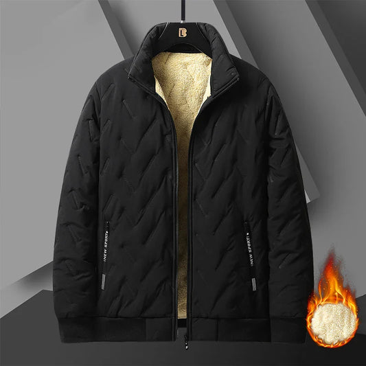 Men'S Plus Size Windproof Winter Jacket