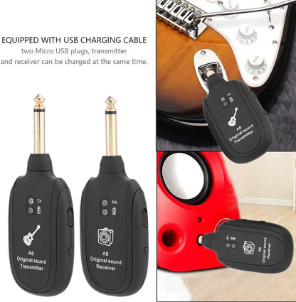 Wireless 4-Channel Guitar And Violin System