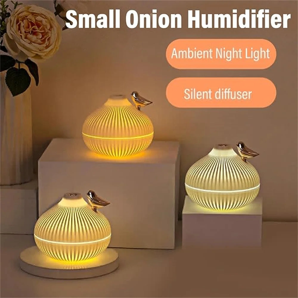 300Ml Mini Usb Humidifier With Night Light