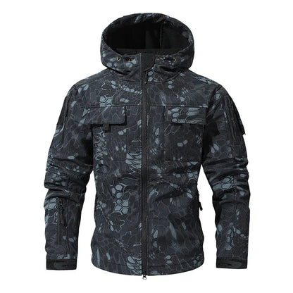 Waterproof Men'S Camouflage Fleece Tactical Jacket