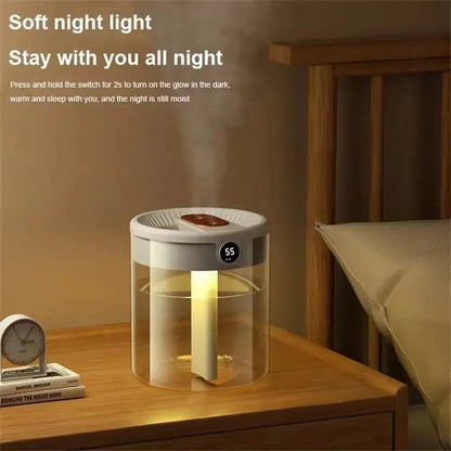 Dual Mist Usb Humidifier With 2L Capacity