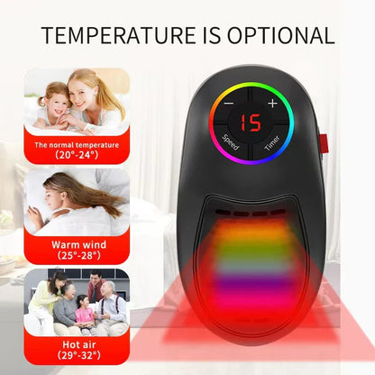 Smart Portable Desktop Ptc Ceramic Heater Remote Control
