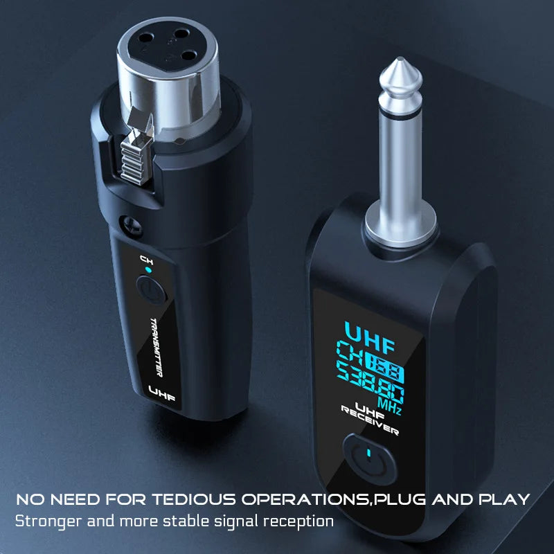 Wireless Microphone System Xlr Adapter For Audio Devices
