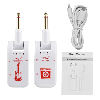 Wireless Guitar Transmitter Receiver Set With Long Range