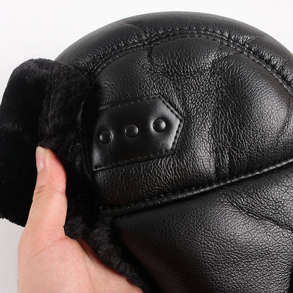 Faux Fur Aviator Earflap Hat For Men Winter