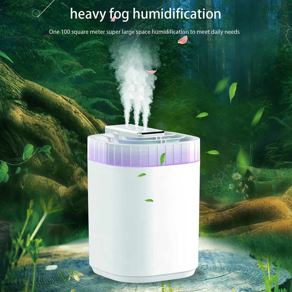 3L Ultrasonic Cool Mist Humidifier With Night Light