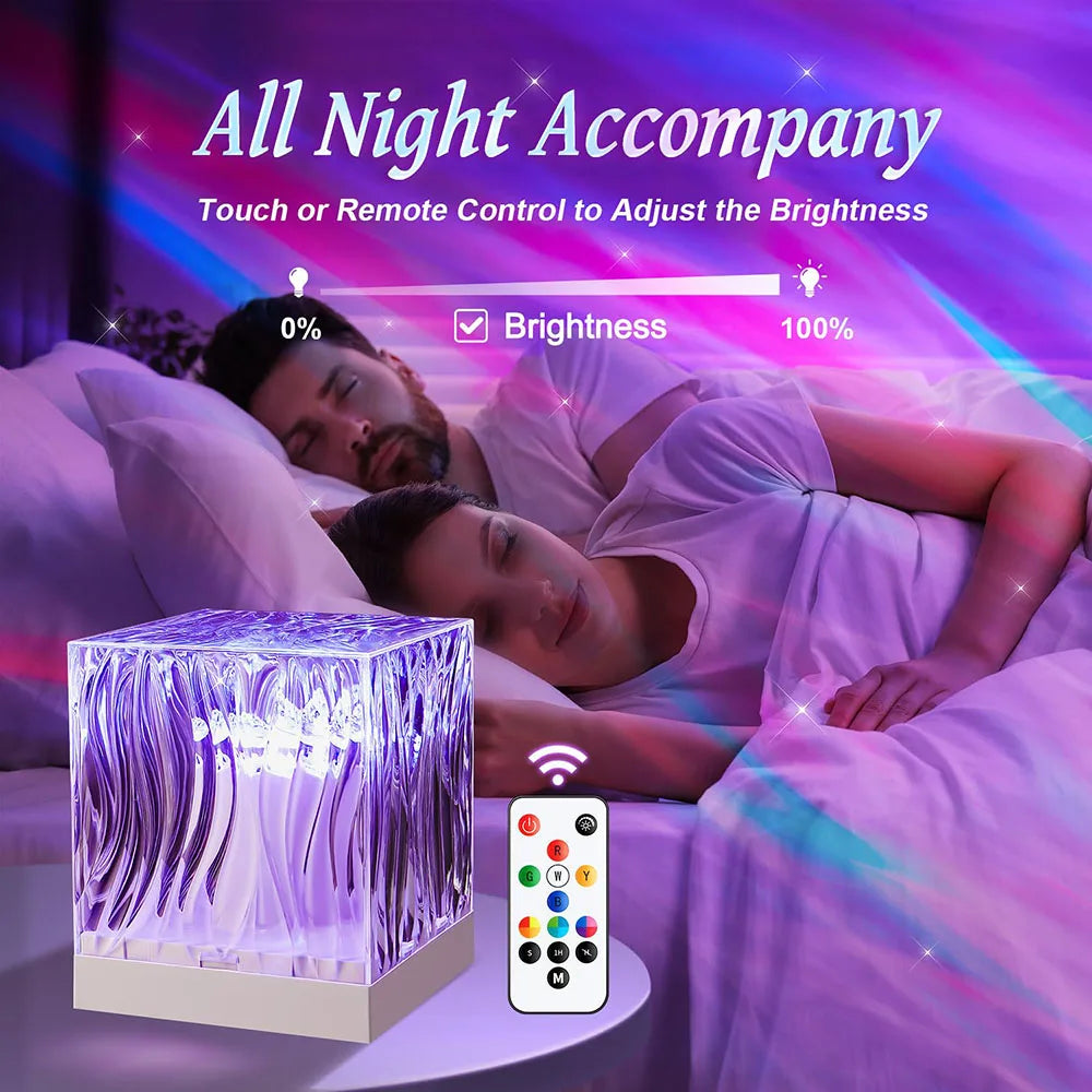 Aurora Borealis Ocean Starry Projection Lamp Bedroom Gift