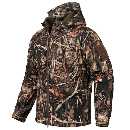Men'S Camouflage Waterproof Jacket With Hood