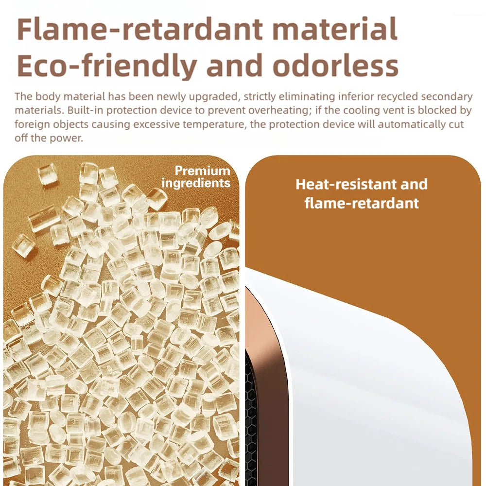 Portable Smart Electric Heater With Safety Features