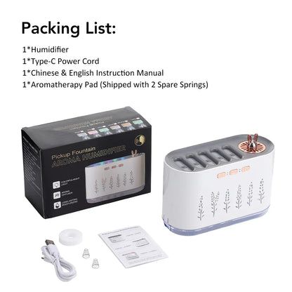 Portable 700Ml Usb Aromatherapy Humidifier With Led Lights