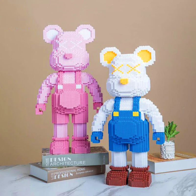 Bear Diy Building Block Toy For Kids