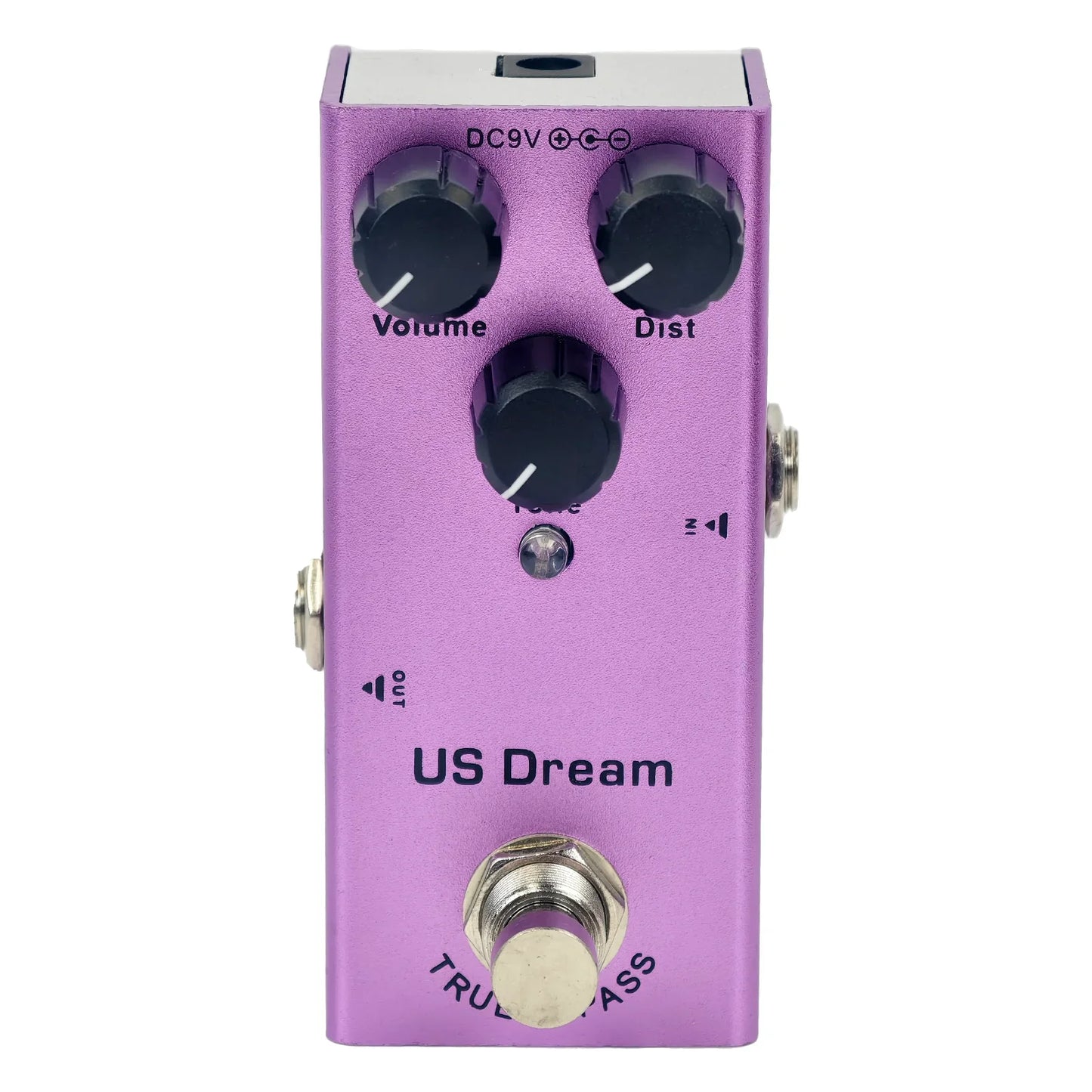 Compact Electric Guitar Effects Pedal With Multiple Functions