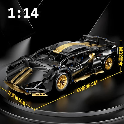 Remote Control Technic Supercar Model Building Blocks